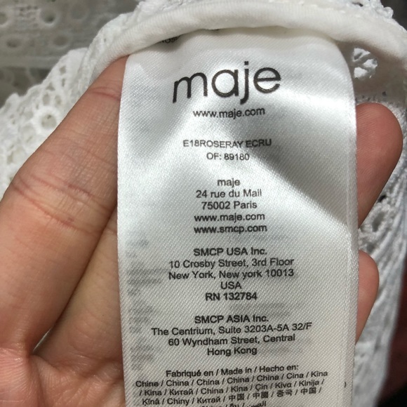 Maje Roseray long lace Dress size 3 - Picture 6 of 7